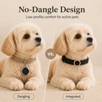 Low-Profile Built-In AirTag Pet Collar