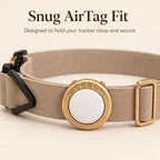 Low-Profile Built-In AirTag Pet Collar