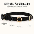Low-Profile Built-In AirTag Pet Collar