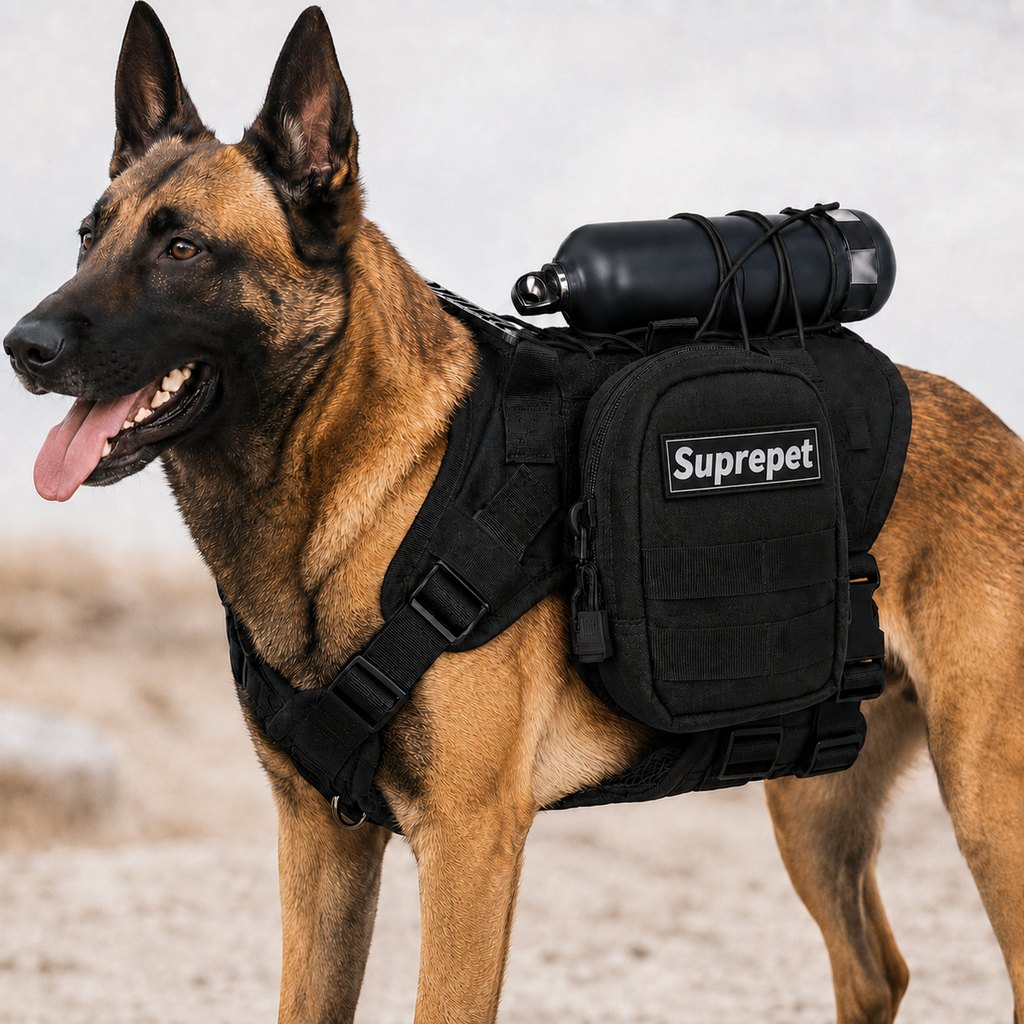 MOLLE-Ready Heavy-Duty Dog Harness (Breathable Mesh)