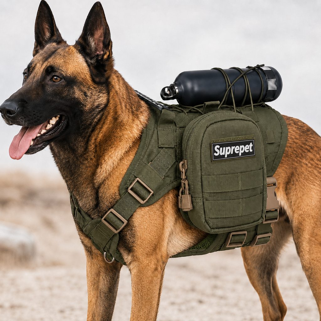 MOLLE-Ready Heavy-Duty Dog Harness (Breathable Mesh)