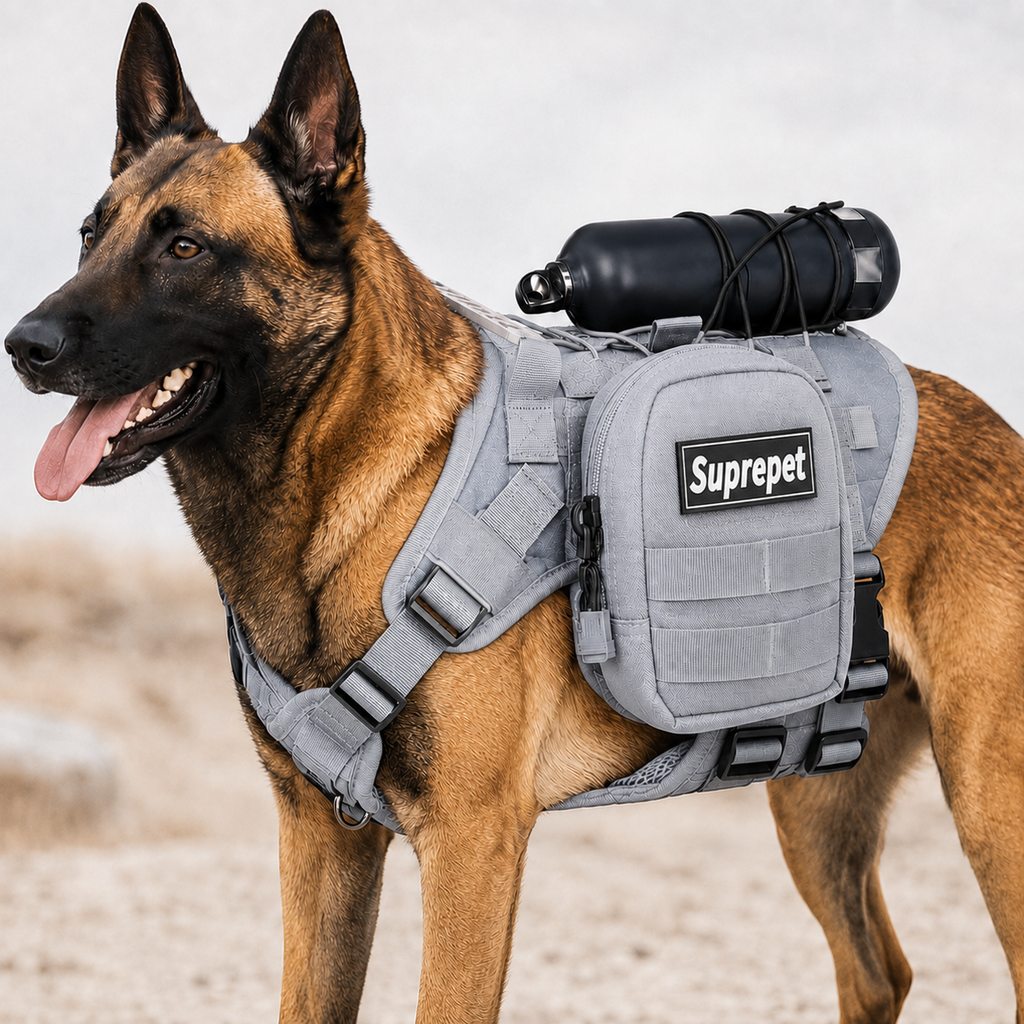 MOLLE-Ready Heavy-Duty Dog Harness (Breathable Mesh)