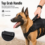 MOLLE-Ready Heavy-Duty Dog Harness (Breathable Mesh)