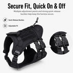 MOLLE-Ready Heavy-Duty Dog Harness (Breathable Mesh)
