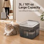 Motion-Sensing Auto-Lid 3L Rechargeable Cat Water Fountain