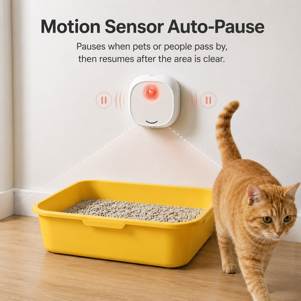Motion-Sensing USB-C Rechargeable Litter Box Deodorizer