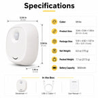 Motion-Sensing USB-C Rechargeable Litter Box Deodorizer