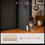 No-Drill Auto-Close Cat Door Helper