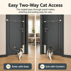 No-Drill Auto-Close Cat Door Helper