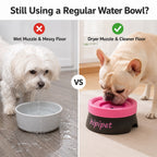 No-Drip Detachable Floating Dog Water Bowl
