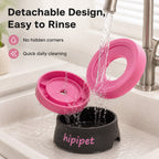 No-Drip Detachable Floating Dog Water Bowl