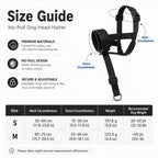 No-Pull Padded Adjustable Dog Head Halter
