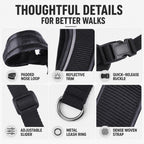 No-Pull Padded Adjustable Dog Head Halter