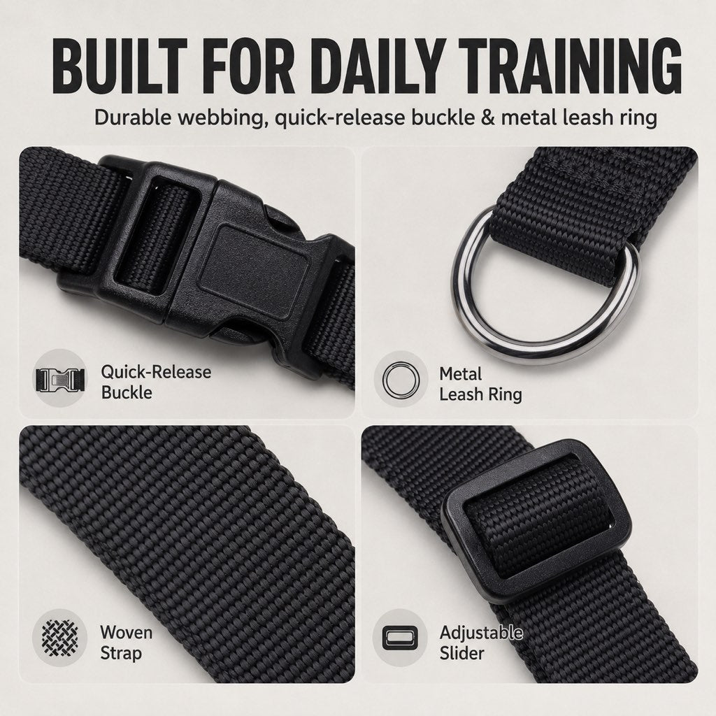 No-Pull Padded Adjustable Dog Head Halter