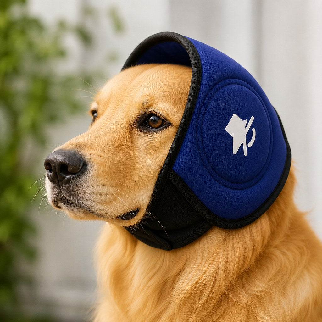 Noise-Reducing Soft Padded Dog Ear Muffs (Adjustable Fit)