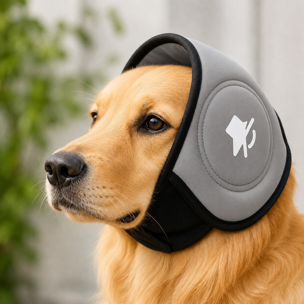 Noise-Reducing Soft Padded Dog Ear Muffs (Adjustable Fit)