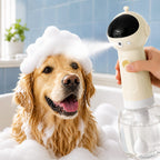 One-Press Dense Foam & Magnetic Rechargeable Dog Shampoo Foamer
