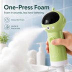 One-Press Dense Foam & Magnetic Rechargeable Dog Shampoo Foamer