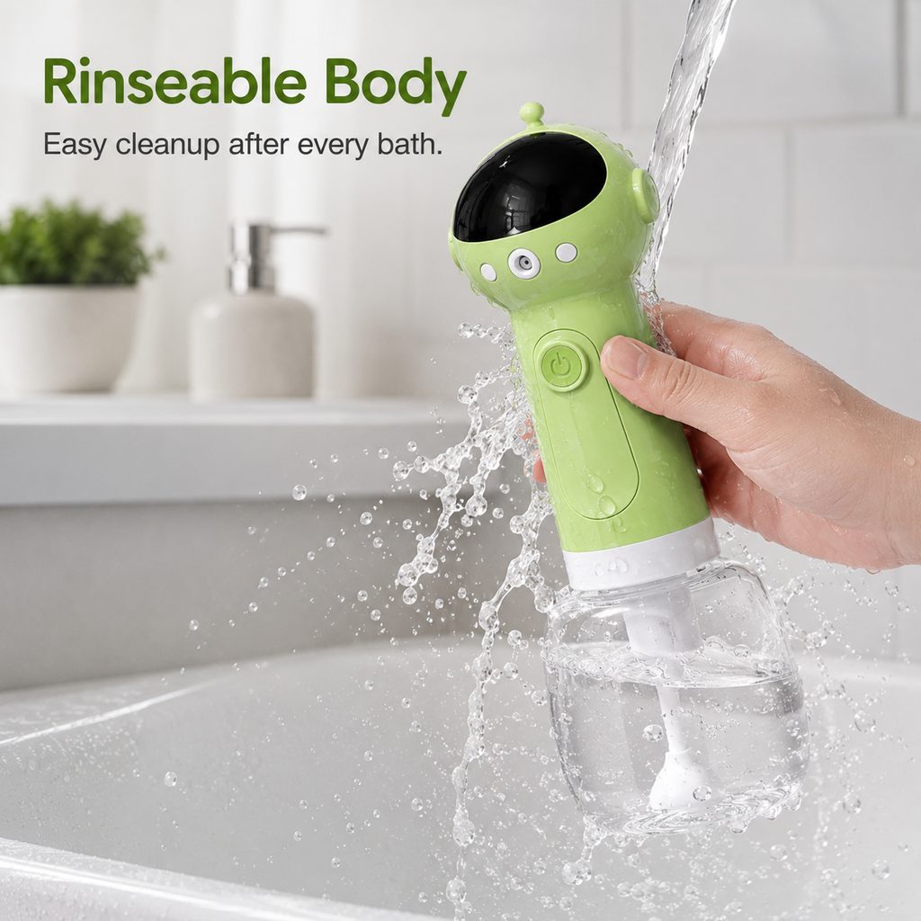 One-Press Dense Foam & Magnetic Rechargeable Dog Shampoo Foamer