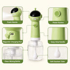 One-Press Dense Foam & Magnetic Rechargeable Dog Shampoo Foamer