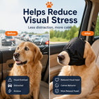 Open-Nose Breathable Dog Calming Mask (Adjustable Quick-Release Strap)