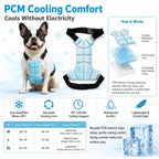PCM & Waterproof Pet Cooling Vest (Adjustable Straps & Quick-Release Buckles)
