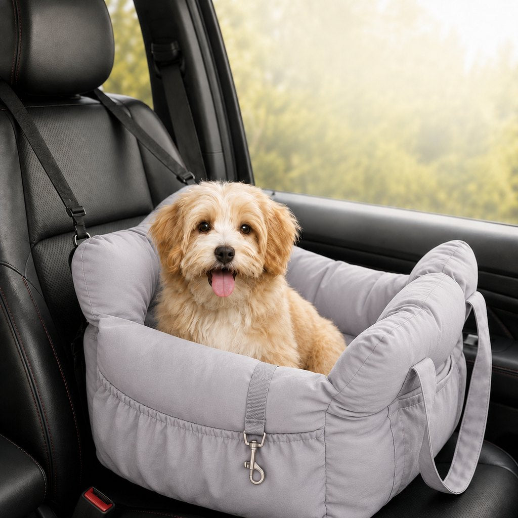 Padded Bolster Non-Slip Pet Car Seat