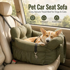 Padded Bolster Non-Slip Pet Car Seat