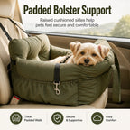 Padded Bolster Non-Slip Pet Car Seat