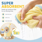 Quick-Dry Terry Hooded Pet Drying Robe