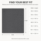 Quilted Waterproof Anti-Scratch Pet Sofa Protector