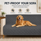 Quilted Waterproof Anti-Scratch Pet Sofa Protector