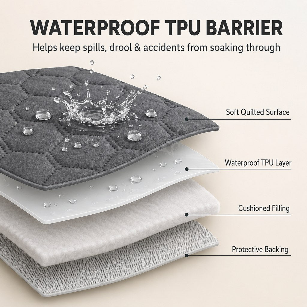 Quilted Waterproof Anti-Scratch Pet Sofa Protector