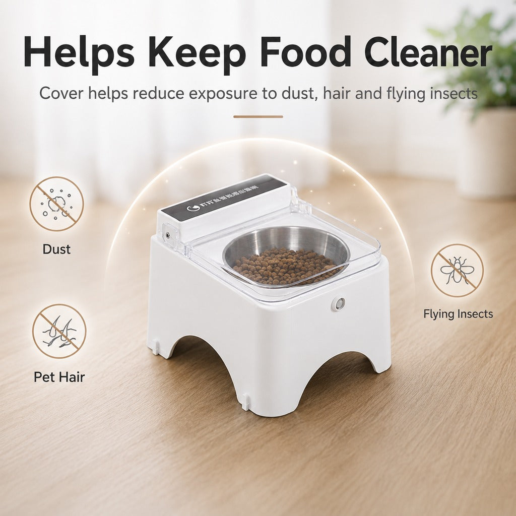 Rechargeable Infrared Auto-Opening Cat Bowl (Removable Bowl)