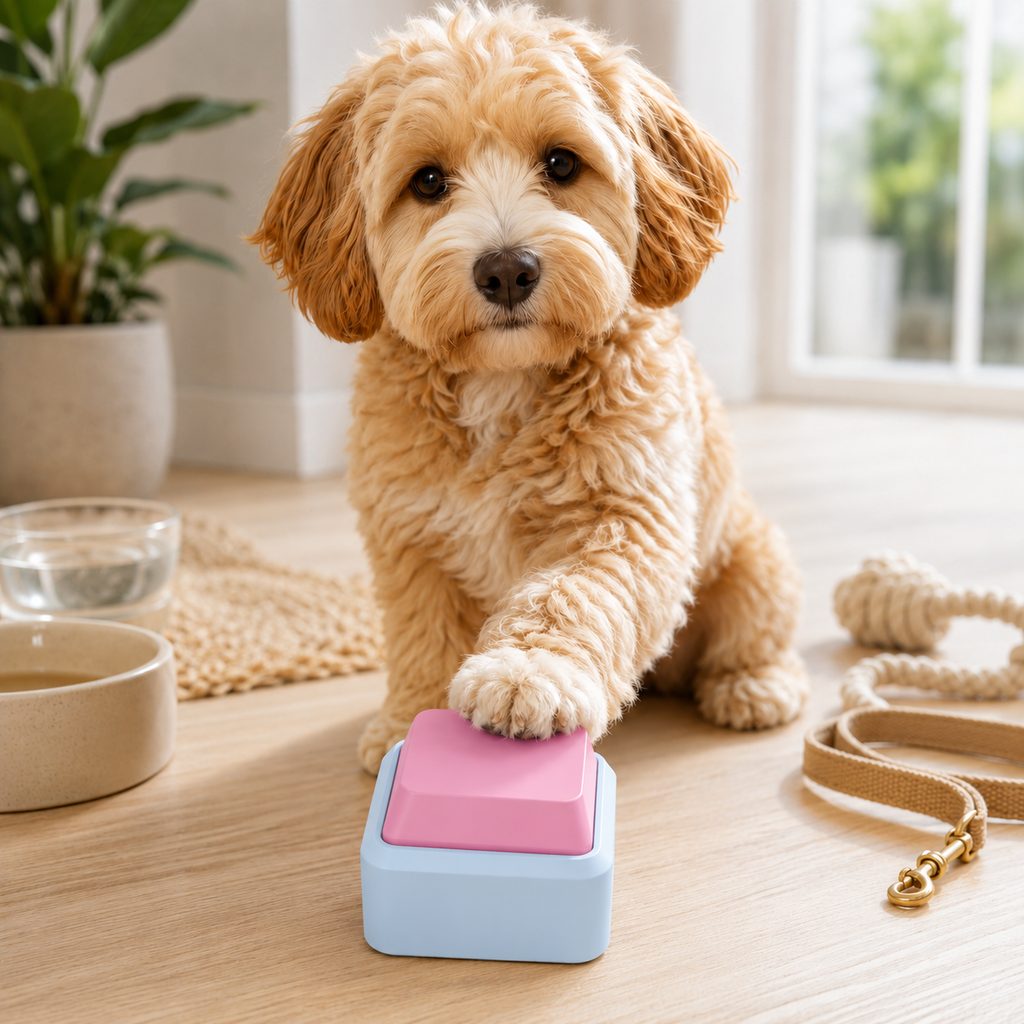 Recordable Anti-Slip Pet Communication Button