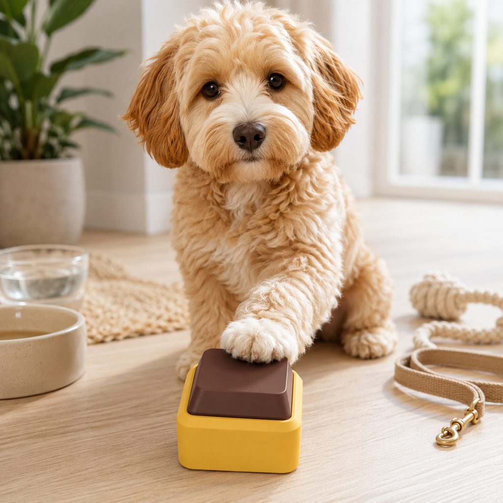 Recordable Anti-Slip Pet Communication Button