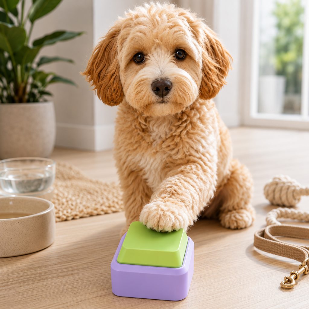 Recordable Anti-Slip Pet Communication Button