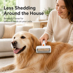 Self-Cleaning Dematting & Deshedding Pet Grooming Brush (For Cats & Dogs)
