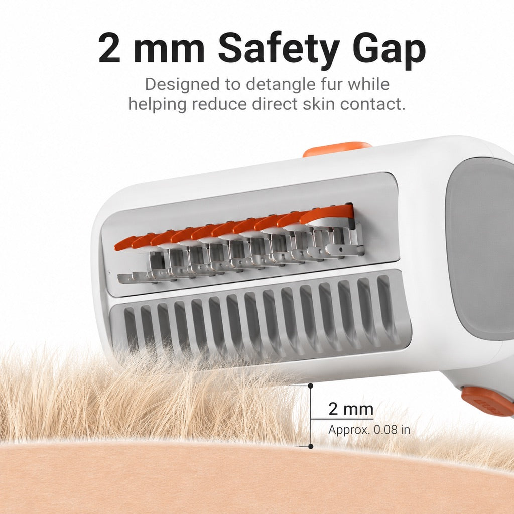 Self-Cleaning Dematting & Deshedding Pet Grooming Brush (For Cats & Dogs)