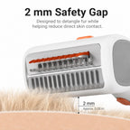 Self-Cleaning Dematting & Deshedding Pet Grooming Brush (For Cats & Dogs)