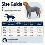 Shedding-Control Stretch Dog Full-Body Suit (Large Breed)