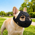 Short-Snouted Breathable Anti-Scavenging Dog Muzzle (Adjustable Straps)