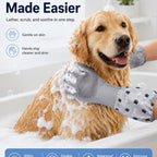 Soft Silicone Deshedding Pet Grooming Gloves (Long Sleeve)