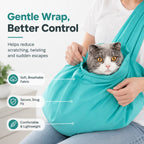 Soft Wrap Cat Grooming Carrier (Front Paw Openings)