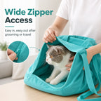 Soft Wrap Cat Grooming Carrier (Front Paw Openings)