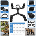 Stay-On Harness Water-Resistant & Anti-Slip Dog Boots