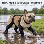 Stay-On Harness Water-Resistant & Anti-Slip Dog Boots