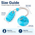 Suction Cup Dog Chew & Tug Toy (Textured Dental Nubs)
