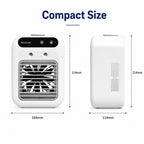 USB-C Powered Dual Mist Mini Air Cooler (17oz Tank)