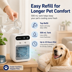 USB-C Powered Dual Mist Mini Air Cooler (17oz Tank)